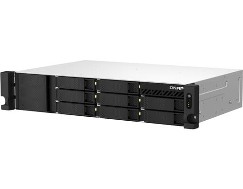 QNAP NAS TS-864eU-8G, 8-bay 2U Rack, redundante PSU, Quad-C 2.0GHz, 8GB