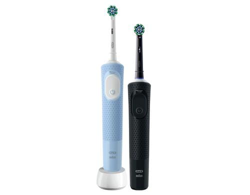 Oral-B Elektro Vitality Pro D103 Duo 2 Stck, Black/Blue