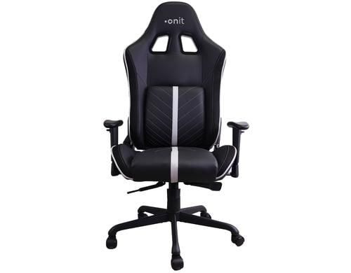 onit Office-/Gaming-Stuhl Pro schwarz+grau