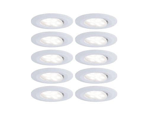 Paulmann EBL Set Calla BBC weiss matt schwenkbar LED 10x598lm 4000K 5,2W 230V