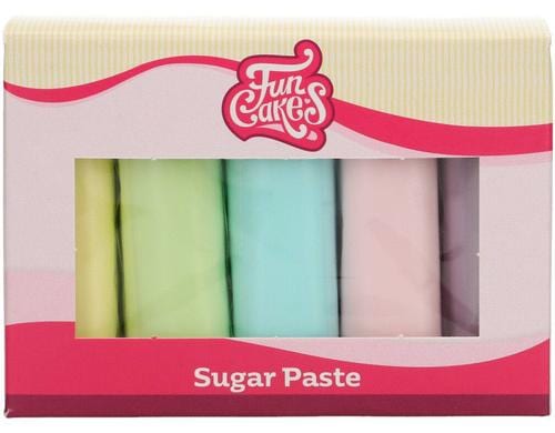 FunCakes Fondant Pastellfarben 5 Rollen (500g)