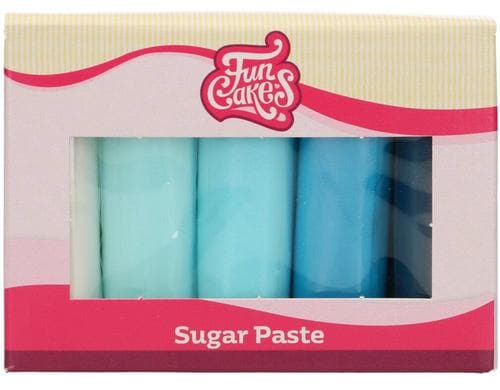 FunCakes Fondant Blau Tne 5 Rollen (500g)