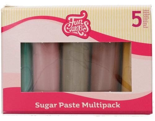 FunCakes Fondant Erd Tne 5 Rollen (500g)