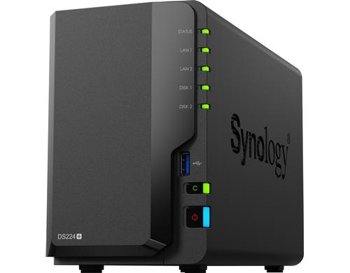 Synology DS224+, 2-bay NAS ohne Harddisk