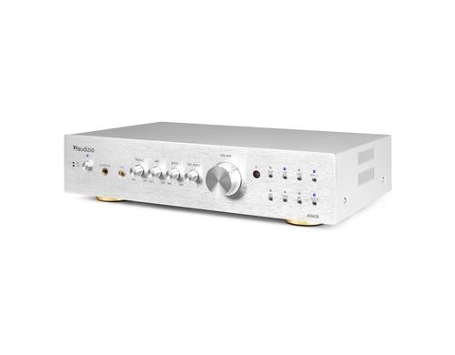 Audizio AD420 4-Channel Amplifier, BT, aluminium