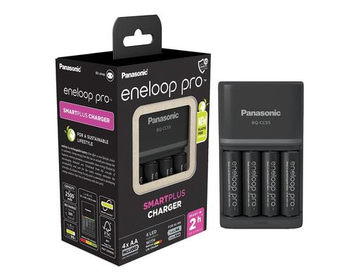 Panasonic Eneloop Smart & Quick Charger inkl. 4x AA 2500mAh