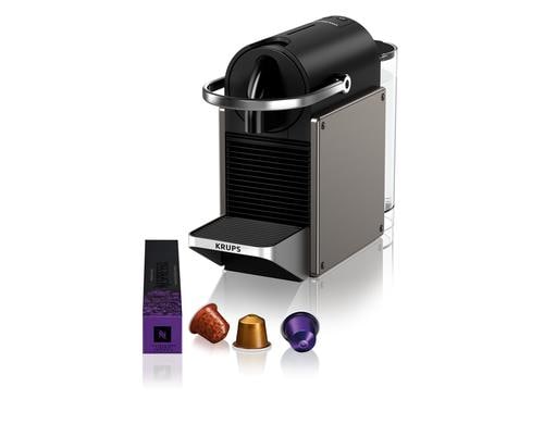 Krups Nespressom Pixie Redesign Titan 1260W, 0.7l Wassertank, 19 bar, 9-11 Kapsel