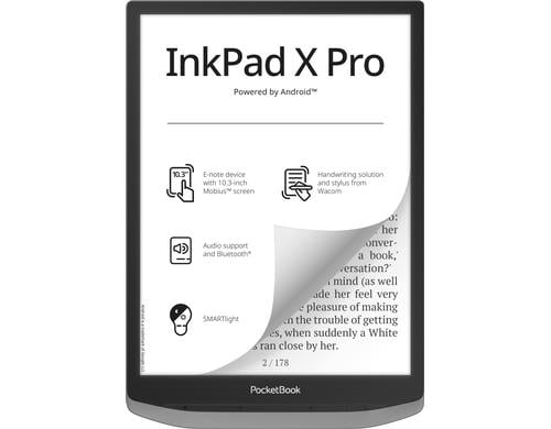 PocketBook InkPad  X PRO - MIST GREY 10.3 E-Ink Mobius Display,32GB, Quad Core