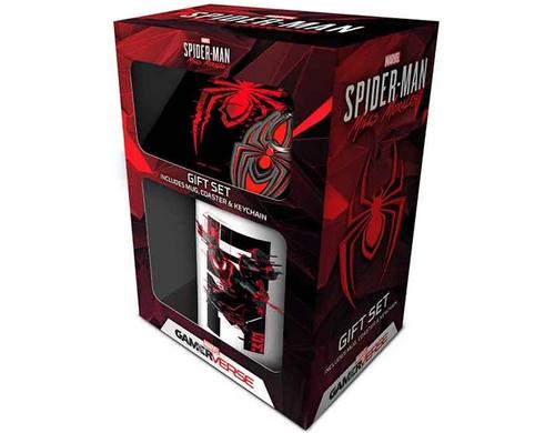 Marvel Spider-Man Miles Morales Gift Box Tasse, Untersetzer, Schlsselanhnger