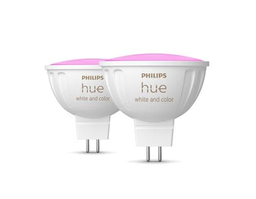 Philips Hue White & Color Ambiance MR16, 2x 400lm, Doppelpack