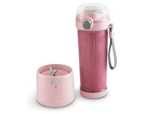 Dash Tragbarer Mixer Pink USB, 380ml, 17500 RPM