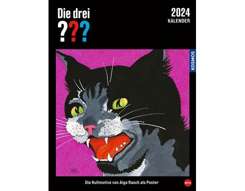 Heye Die drei ??? Posterkalender 2024 34 x 44 cm, 14 Seiten