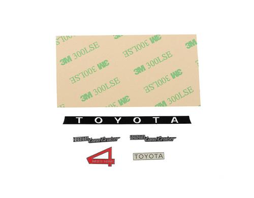 RC4WD Metal Emblem Set 1980 Toyota Land Cruiser FJ55 Lexan Body