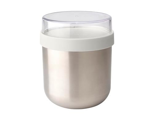 Brabantia Thermo-Foodbehlter Make & Take 0.5 Liter, Light Grey, 8-12 Stunden heiss