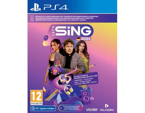 Let's Sing 2024, PS4 Alter: 12+, German Version