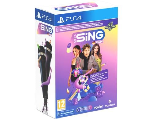 Let's Sing 2024 + 2 Mics, PS4 inkl. 2 Mics, Alter: 12+, German Version