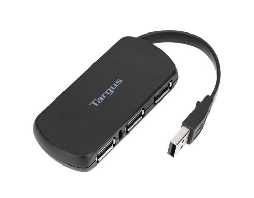 Targus USB HUB 4Port, 2.0, Travel Hub Plug-und-Play Funktionalitt