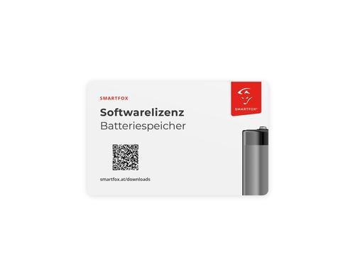 SMARTFOX Batteriespeicher Lizenz 