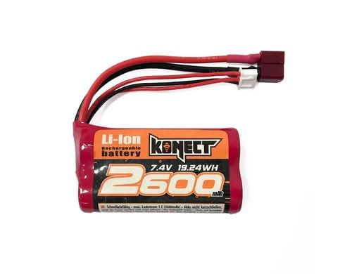 Konect Li Ion Battery 7.4V 2600 mA 15C