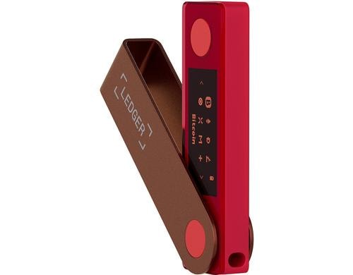 Ledger Nano X - Ruby Red Hardware Crypto Wallet