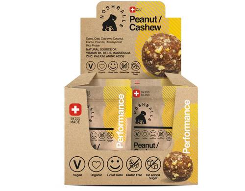 Nosh Balls PERFORMANCE Peanut/Cashew, Box