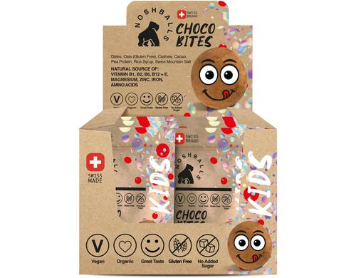 Nosh Balls KIDS Choco Bites, Box