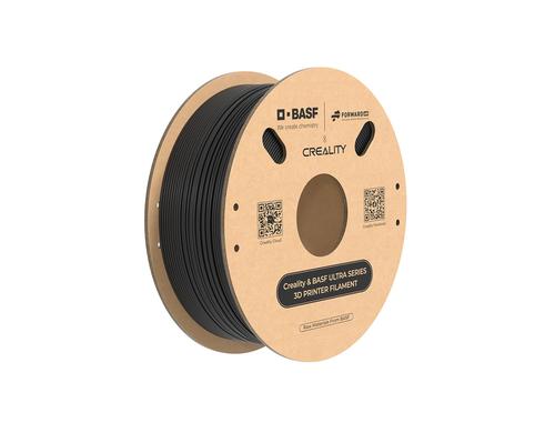 Creality Filament PLA BASF Hyper Schwarz 1.75mm Filament, 200-230Grad, 1Kg, Schwarz