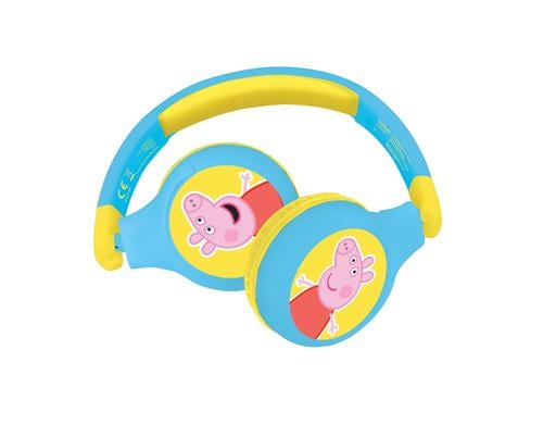 Peppa Wuz 2in1 faltbare Kopfhrer Bluetooth & Kabelanschluss