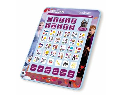 Disney Frozen Lerntablett DE/ENG mit Alphabet und Funktionen