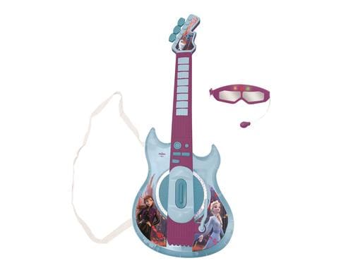 Disney Frozen Elektronische Gitarre mit Brille und Mikrofon