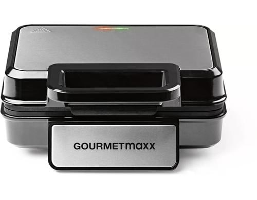 GOURMETmaxx Waffeleisen Belgische Waffeln 1200 Watt, Anti-Haft, fr zwei Waffeln