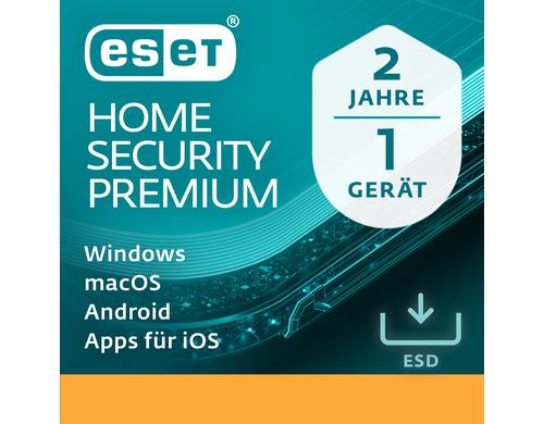 ESET HOME Security Premium - ESD Voll, 2yr, 1us, ML