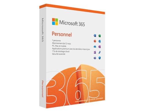 Microsoft 365  Personal Box, Miete, Jahreslizenz, franzsisch