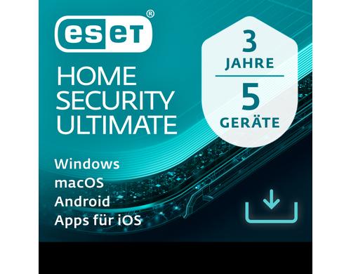 ESET HOME Security Ultimate Voll, 3yr, 5us, ML