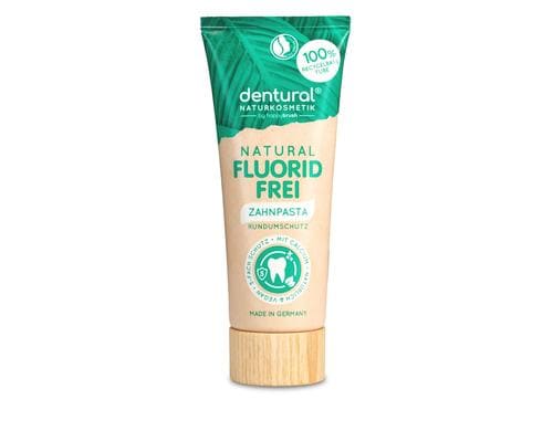 happybrush Dentural Fluoridfrei Zahnpasta Minz Geschmack, Naturkosmetik