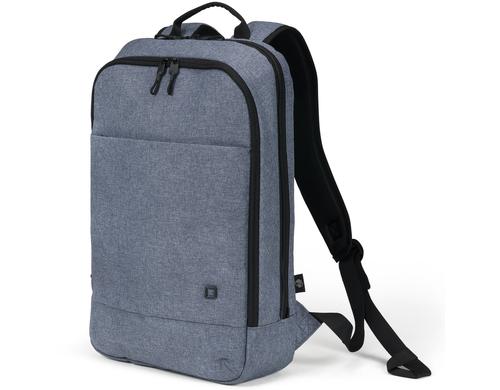 DICOTA Eco Backpack Slim MOTION 13 - 15.6 Blue Denim