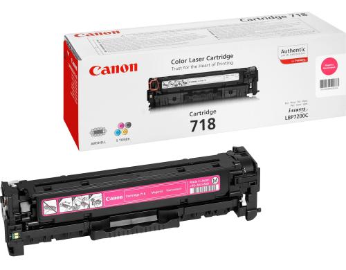 Toner 2660B002 Canon CRG 718, magenta 2900 Seiten, LBP 7200CDN