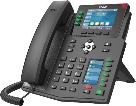 Fanvil X5U V2 Schwarz SIP-Tischtelefon