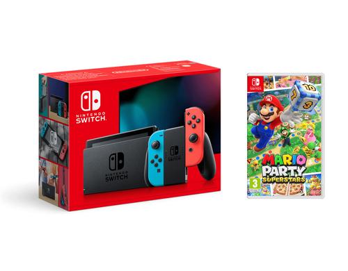 Nintendo Switch Rot/Blau Mario Party Super Alter: 3+, Revision 2022 & Spiel