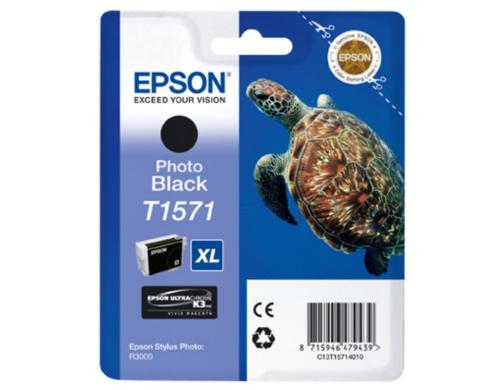 Tinte Epson T157140, photo black Stylus Photo R3000, 26ml