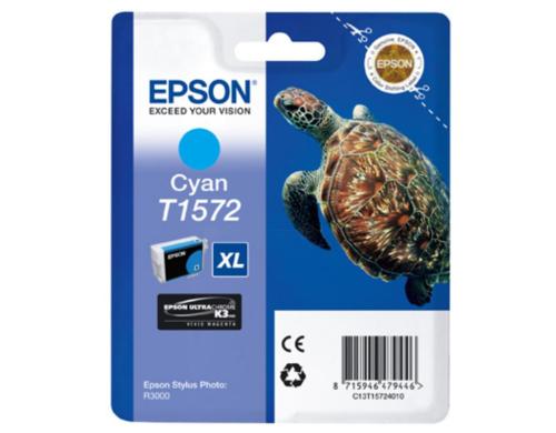 Tinte Epson T157240, cyan Stylus Photo R3000, 26ml