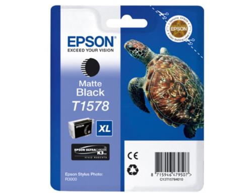 Tinte Epson T157840, matte schwarz Stylus Photo R3000, 26ml