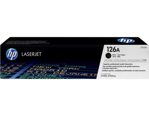 HP Toner 126A - Black (CE310A) Seitenkapazitt ~ 1'200 Seiten