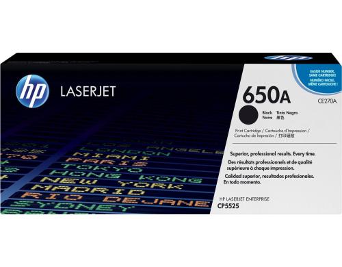 HP Toner 650A - Black (CE270A) Seitenkapazitt ~ 13'500 Seiten