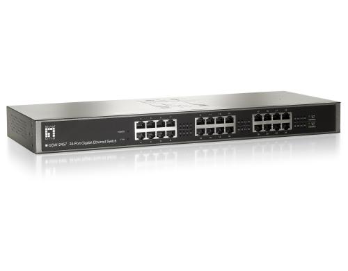 LevelOne GSW-2457: 24Port Switch, 1Gbps AutoUplink, int. NT, ohne Lfter