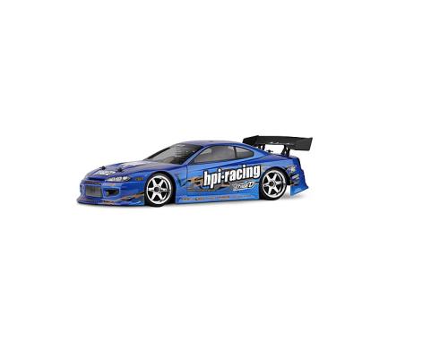 HPI Karosserie Nissan Silvia Lexan, unlackiert, mit vielen Details