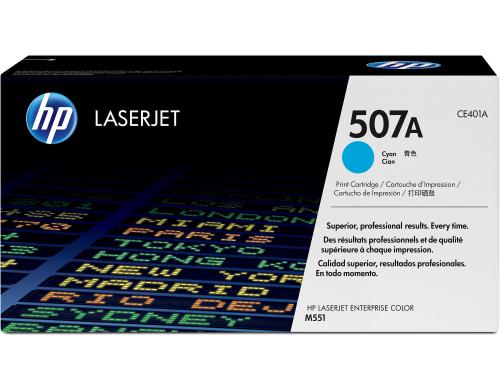 HP Toner 507A - Cyan (CE401A) Seitenkapazitt ~ 6000 Seiten