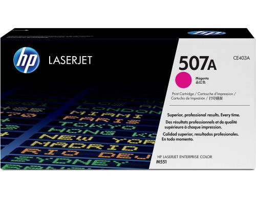 HP Toner 507A - Magenta (CE403A) Seitenkapazitt ~ 6'000 Seiten