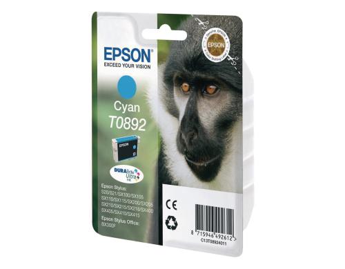 Tinte Epson C13T089240 cyan, 3.5ml zu Stylus S20/S21/SX110, 200 Seiten