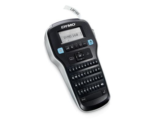 DYMO LabelManager 160, Beschriftungsgert mit D1 Band (6/9/12mm), QWERTZ-Tastatur